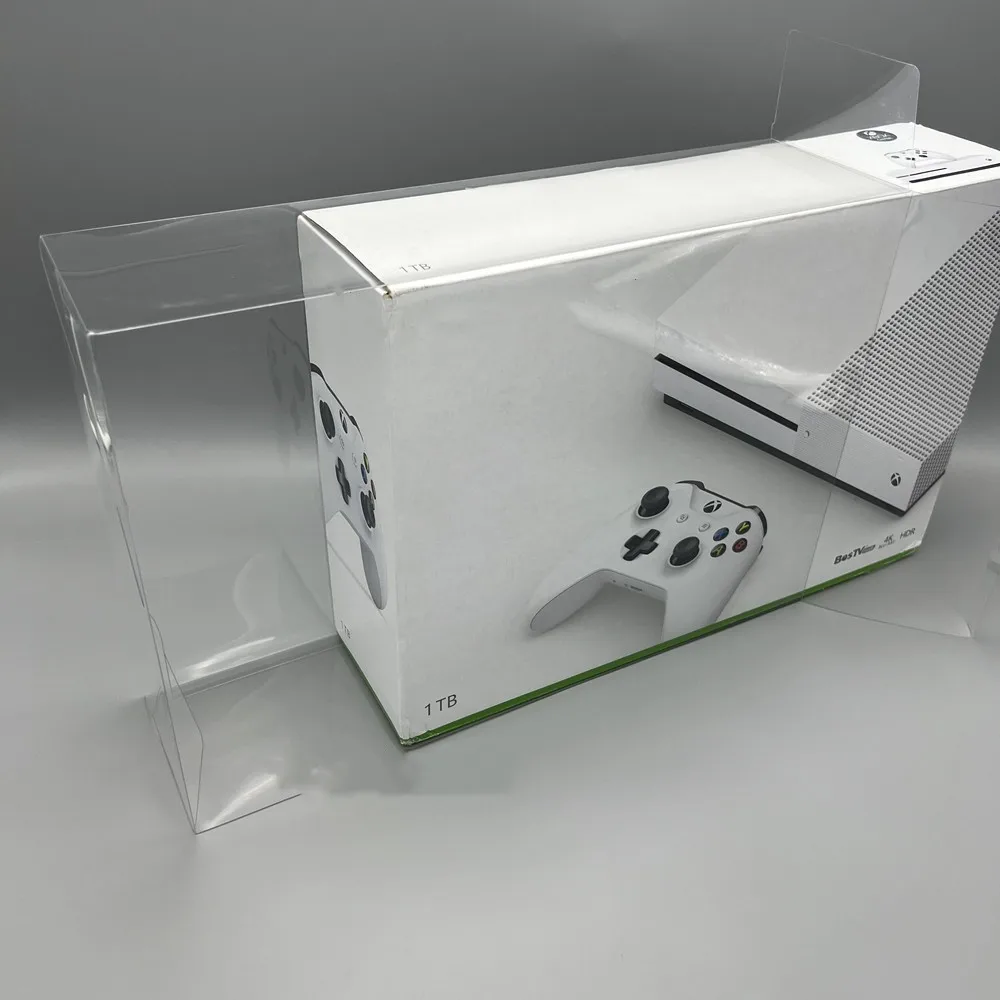 1 Box Protector For Xbox one S Console Box Clear Display Case  Collect Box