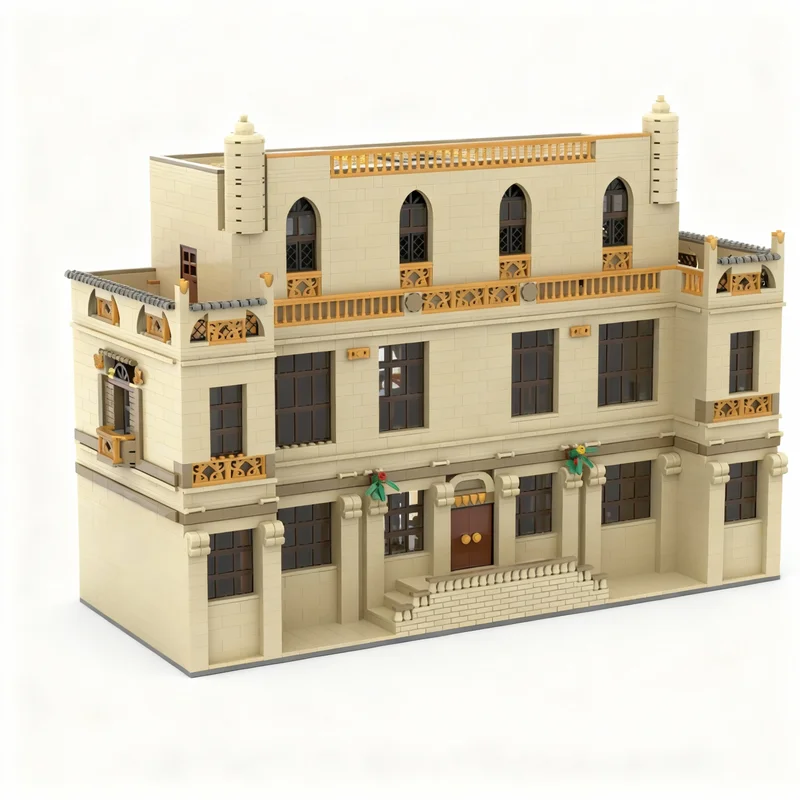 NEW 6904PCS MOC Hero Movie Wayne S Manor Model Technology DIY Creative Building Blocks Display Birthday Gift Collectible Home