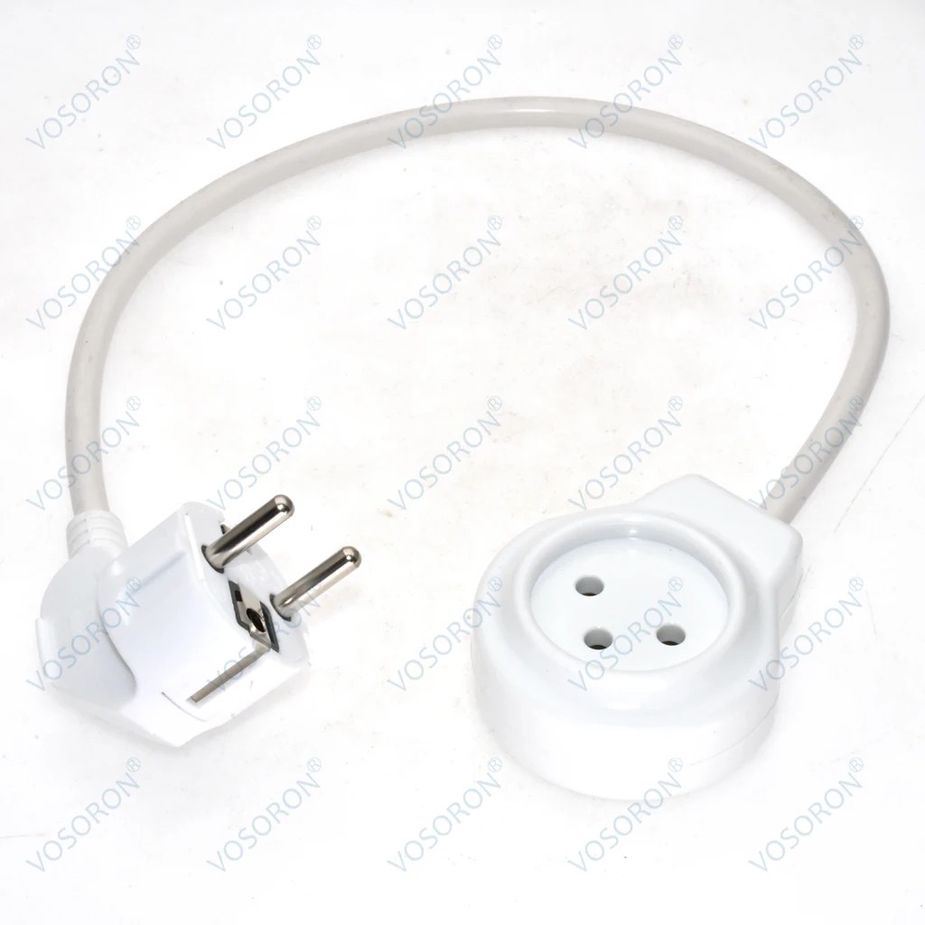 Europejska 2-pinowa wtyk męski do Izraela i 32 gniazdo wyjściowe przewód przedłużacz, przewód 3 g1,5 mm