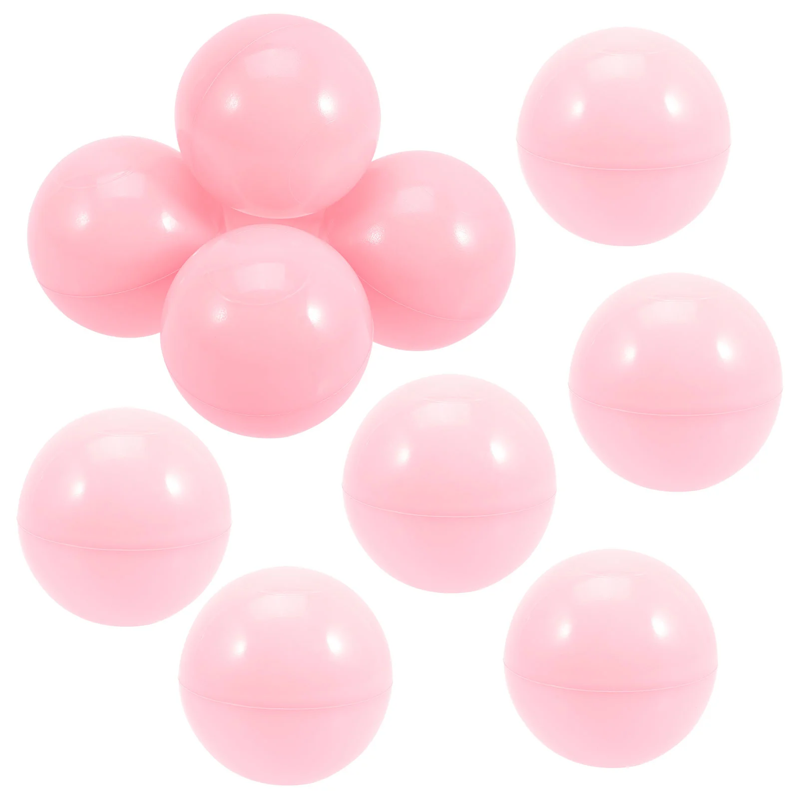 100 Pcs Baby Toy Ocean Ball Wave Pits for Toddlers Balls Round Shaped with The Plastic Pink Swim Infant