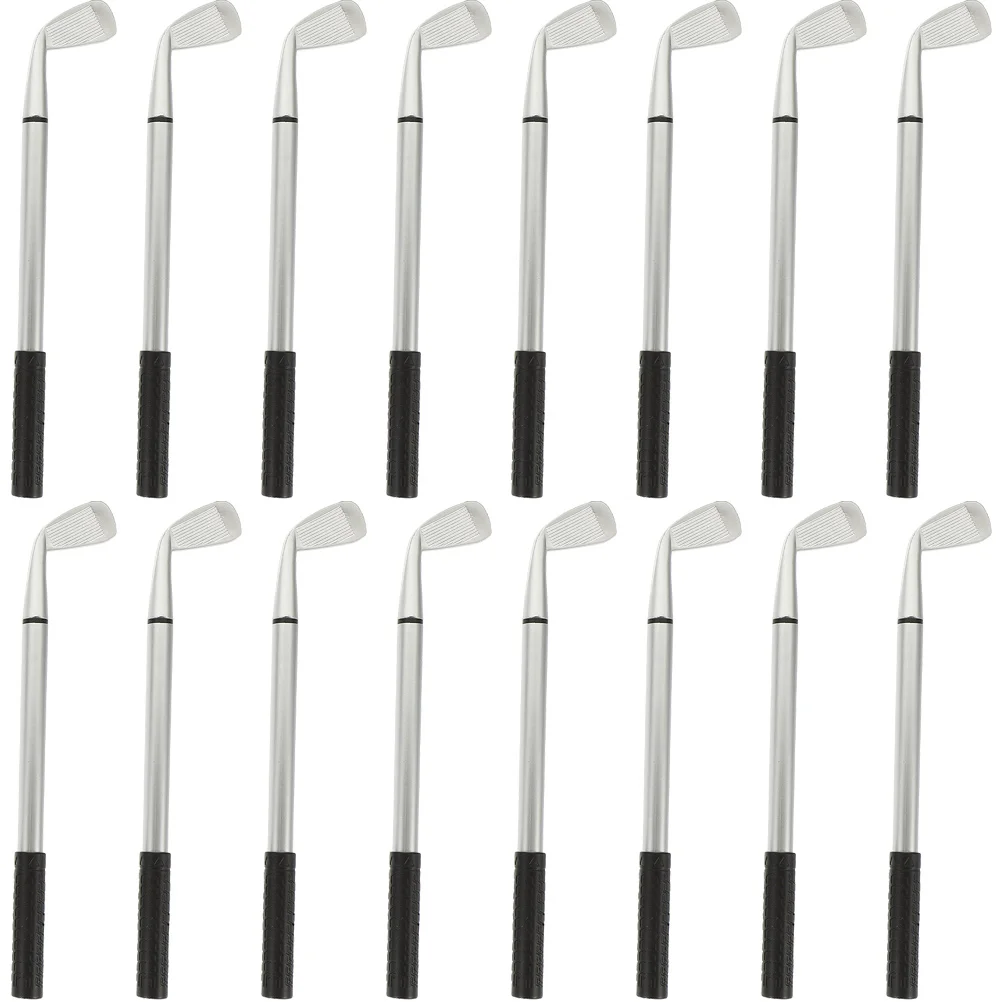 

16pcs Golf Club Aluminum Alloy Ballpoint Office Desk Decoration Gift For Birthday Anniversary School Stationery Metal