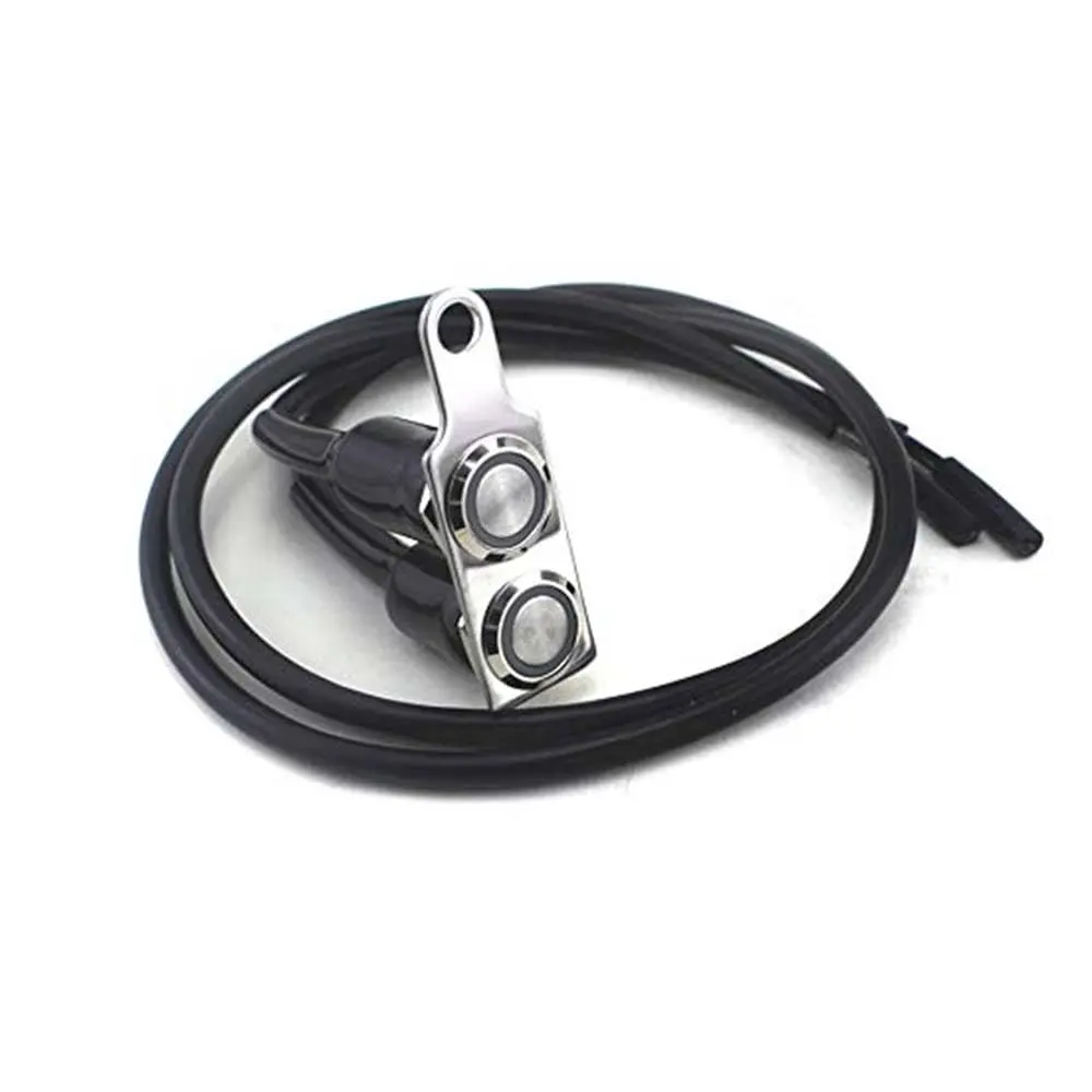 Picture 3: Universal Blue LED Motorcycle Handlebar Switch for Motorcycle Fog Light On/Off Dual Buttons Manual-Return Lock Switch