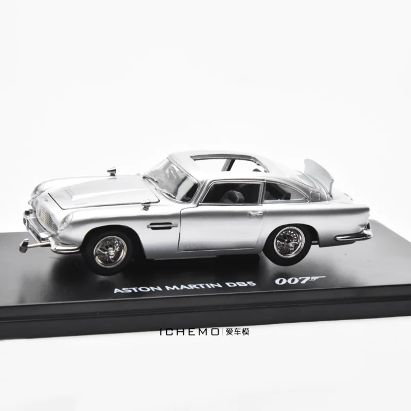 مقياس 1:43 DB5 007 دييكاست سبيكة نموذج سيارة كلاسيكية المنتج النهائي محاكاة لعبة جمع هدية عرض نموذج ثابت #4