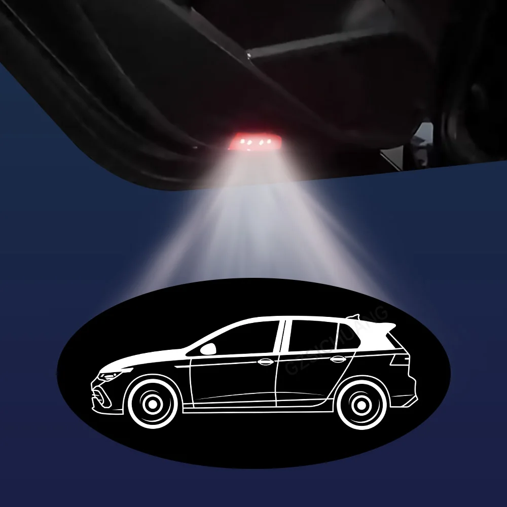 Led Car Door Welcome Light Projector Laser Lamp For VW Golf 2006-2018 5 6 7 7.5 MK5 MK6 MK7 2010-2018 Car Accessories Lamp