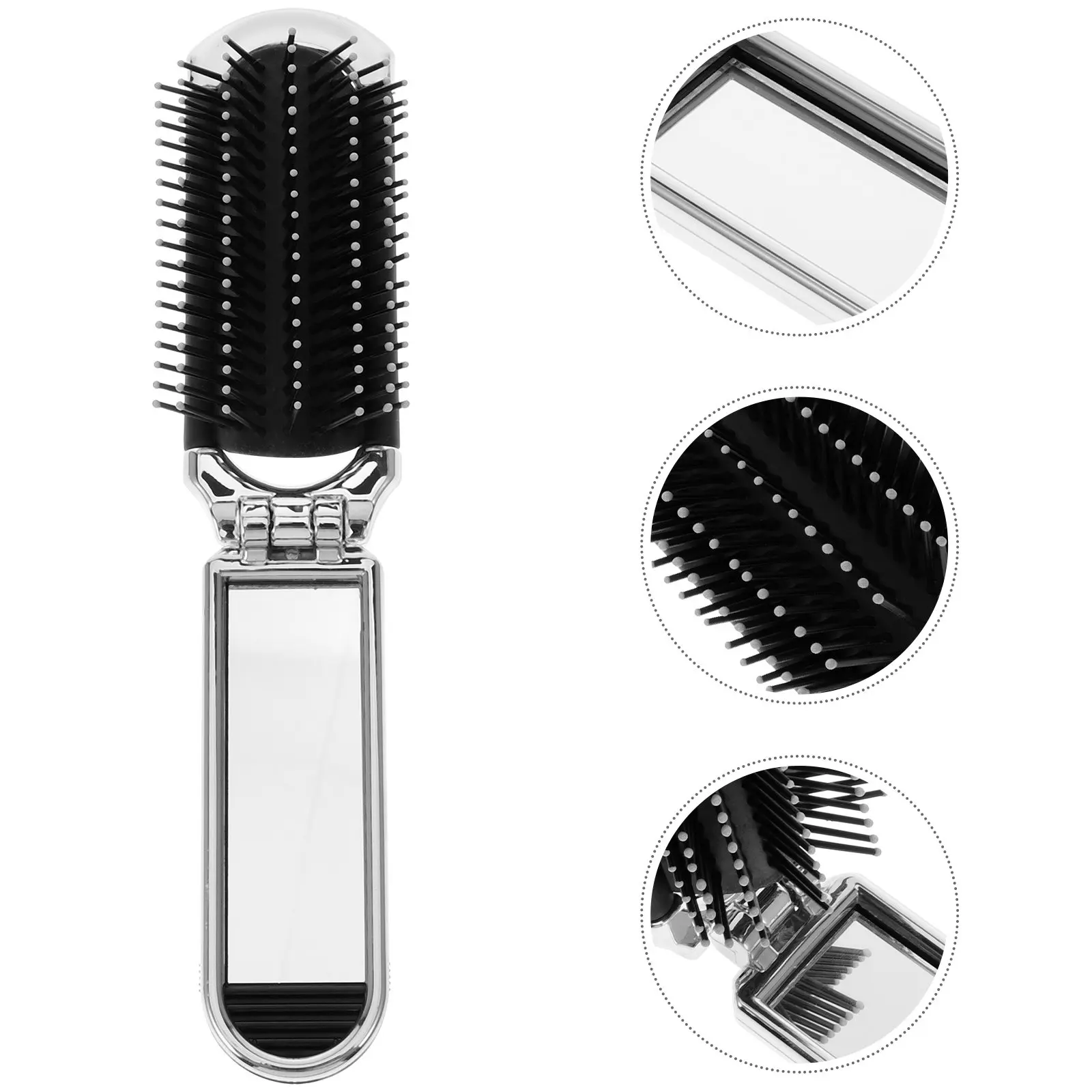 

Compact Foldable Airbag Comb Small Size Hair Brush Portable Mirror Travel Mini Brush Pocket Hairbrush Small Hair Combs