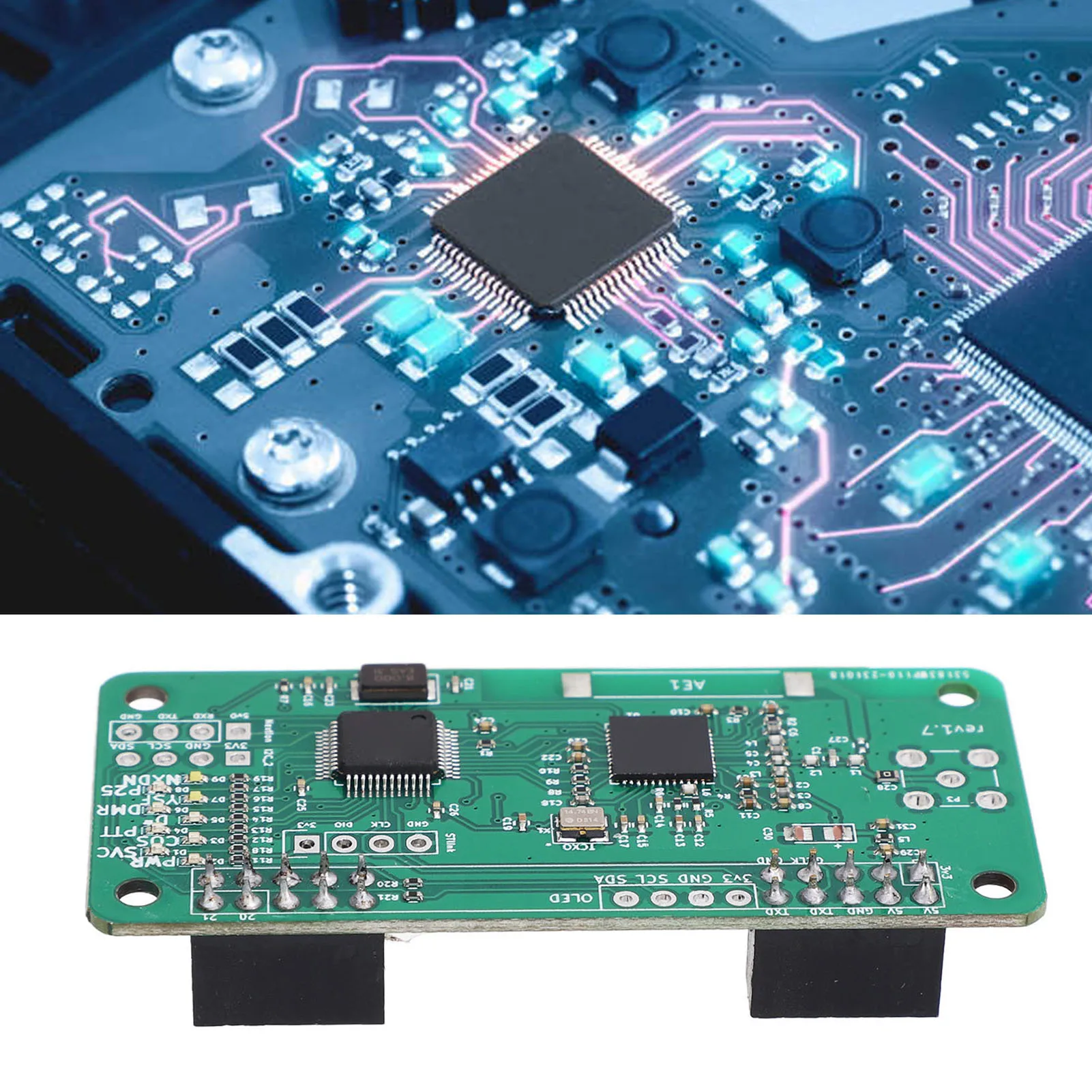 MMDVM Hotspot Board PCB 32 Bit 10mW RF DMR YSF P25 NXDN DSTAR Hotspot Board Module