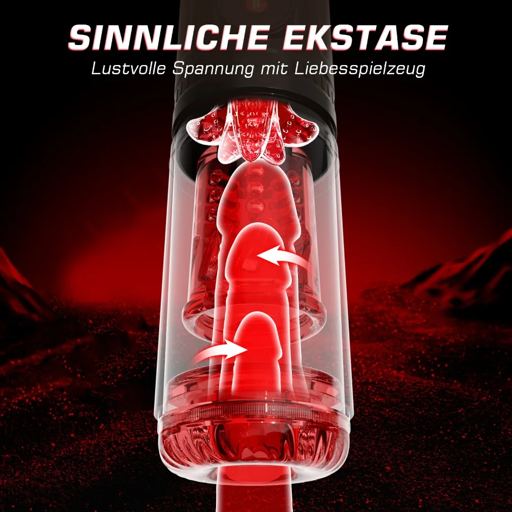 Automatic Male Rotate Mastubator Sucking Blowjob Machine Masturbation Cup Sex Toys Adult Goods for Men Masturbate Supplies - view 4