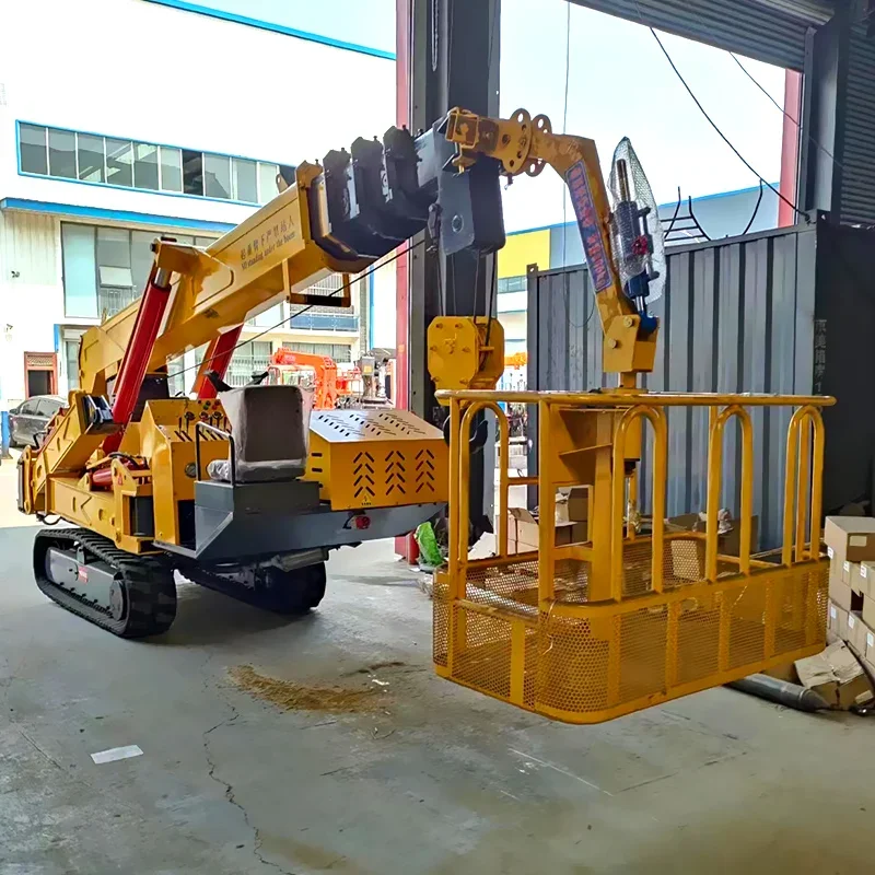 

Customized Portable Small Hydraulic Space Crawler Folding Mini Spider Crane Multiple Specification Work Platforms