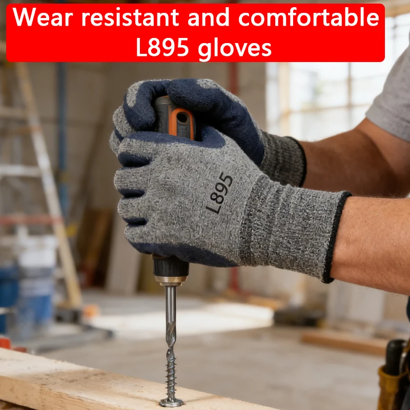

Multi Purpose Wear-resistants Protective Gloves Breathable and Comfortable Suitable for Maintenance of Construction Machinery