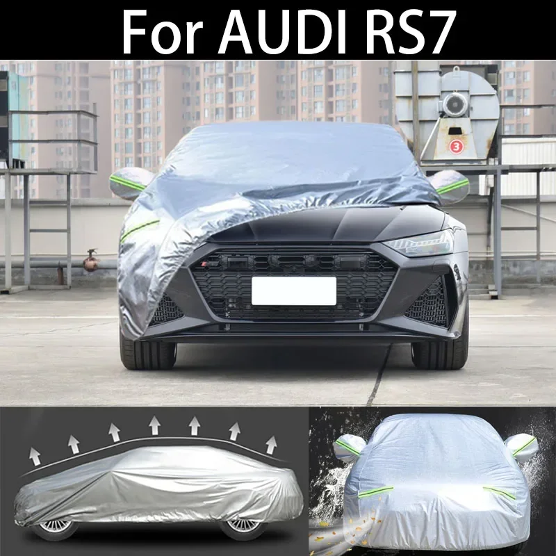 

For AUDI RS7 Full Car Covers Dustproof Outdoor Indoor UV Snow Resistant Sun rain Protection waterproof hail cover for car