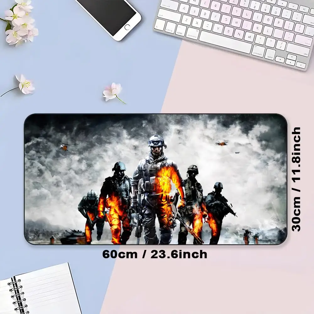 Fashion Game Battlefield Mouse Pad Mouse Pad Rubber Computer Laptop Official Colored Print Aesthetic Pretty Popular Luxury Mat