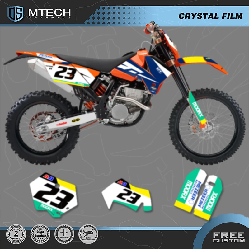 

DSMTECH мотоциклетные графические наклейки MX, наборы наклеек для KTM SX SXF 2005 2006 2007 EXC XCW 2005 2006 2007 Motorcross 004
