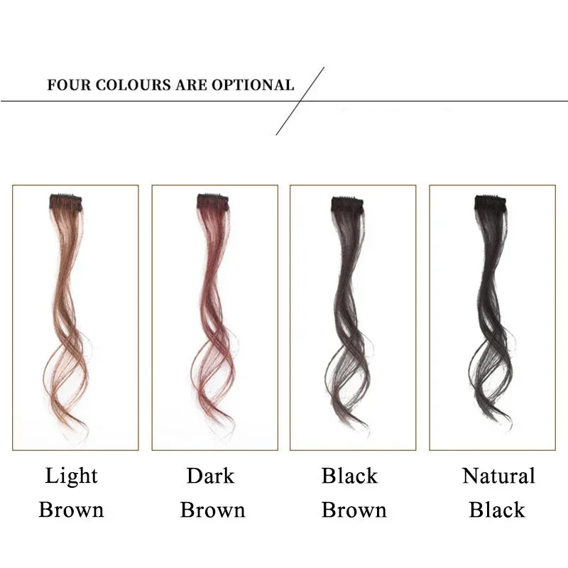 La versión mejorada de la peluca con flequillo Dragon Beard presenta un flequillo falso ligeramente rizado