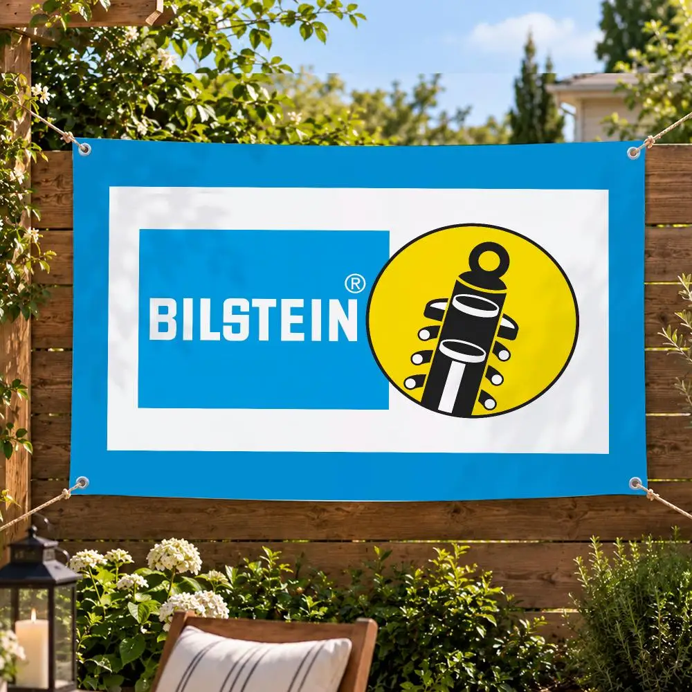 Brand Modern Bilstein Suspension Flags Decorative Flag Banner Indoor Outdoor Garden Yard Patio Party Camping Wall Decor Gift