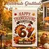 Thanksgiving Decorations - Happy Thanksgiving Turkey Garden Flag llz