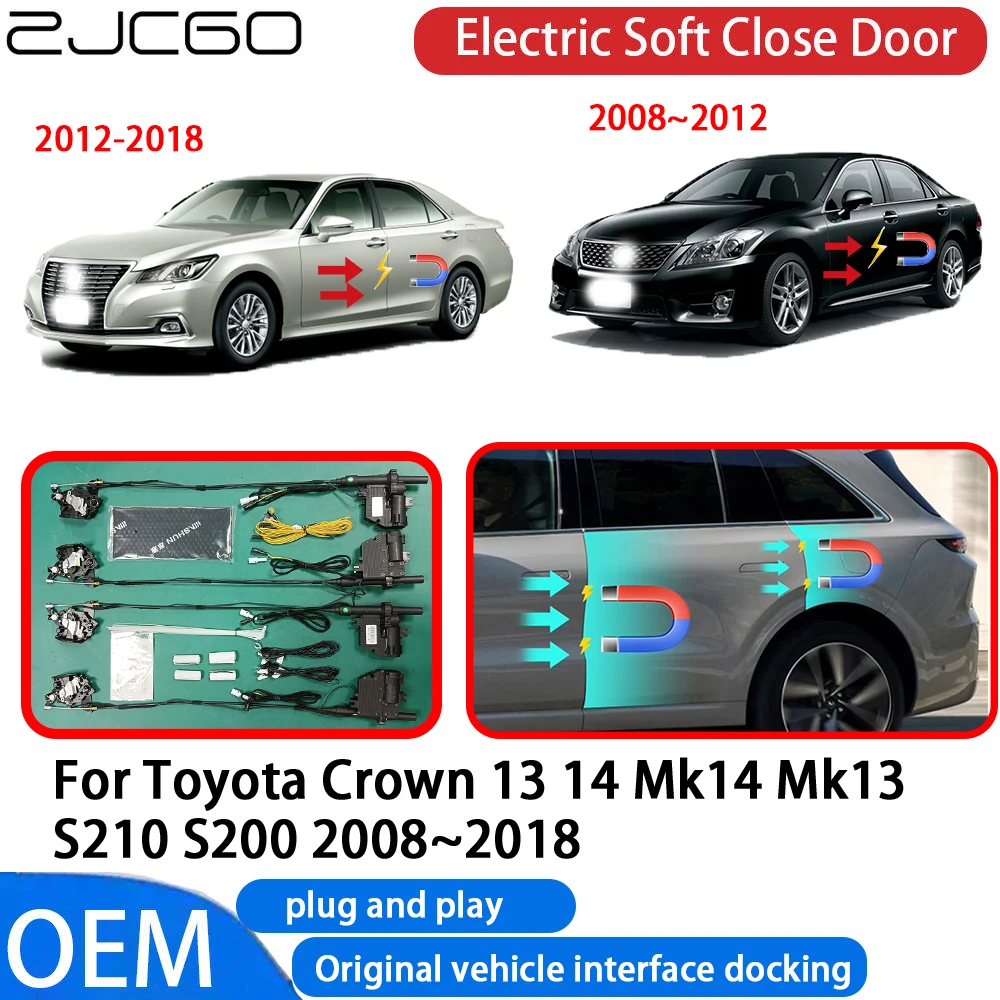 

for Toyota Crown 13 14 Mk14 Mk13 S210 S200 2008-2018 Car Automatic Electric Soft Close Door Closer System OEM Plug and Play