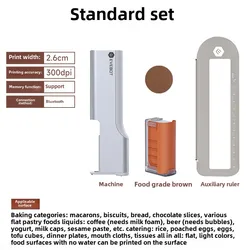 Evebot Portable Printpen Mini Printer Inkjet Pen food ink Portables Handheld Printers Small Color DIY Printing for Android/IOS