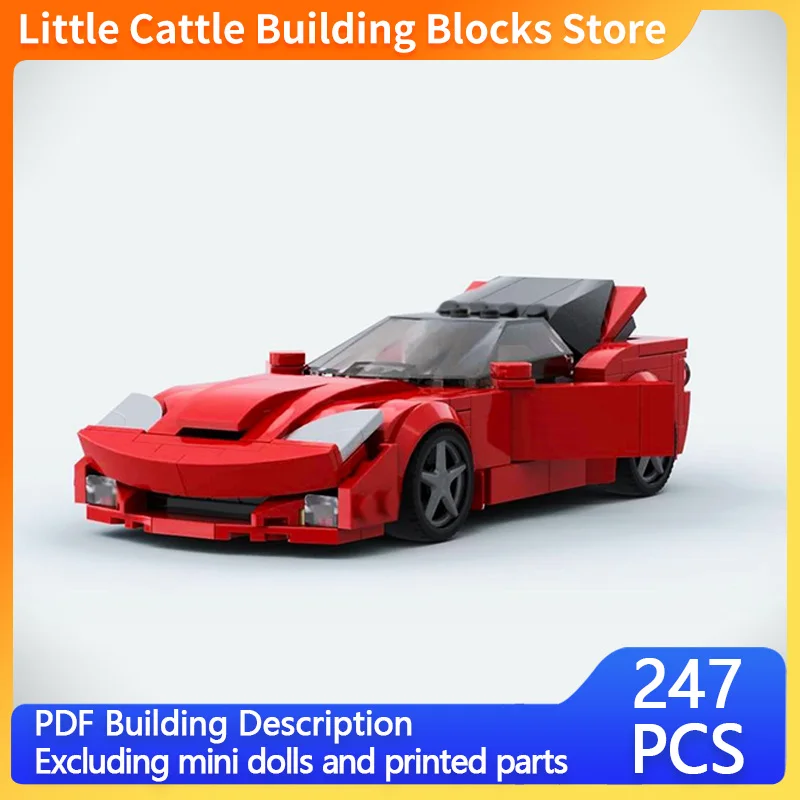 city-car-model-moc-building-bricks-c6-high-performance-sports-car-modular-technology-children-holiday-gifts-assemble-toys-suit
