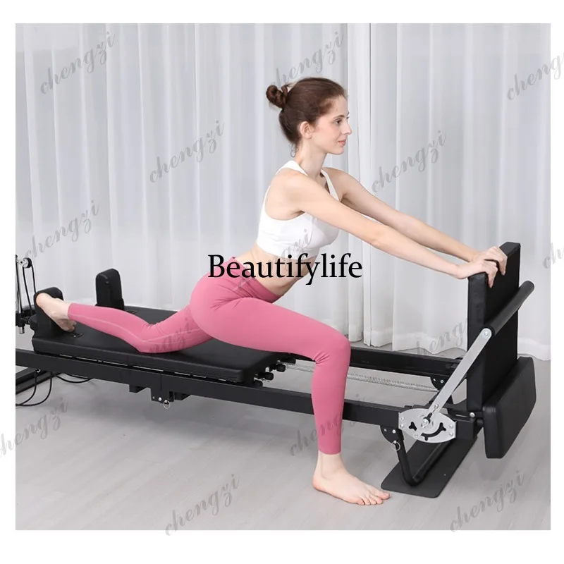 Home Extended Frame Folding Yoga Pilates Equipment Latex Spring Pilates Core Bed