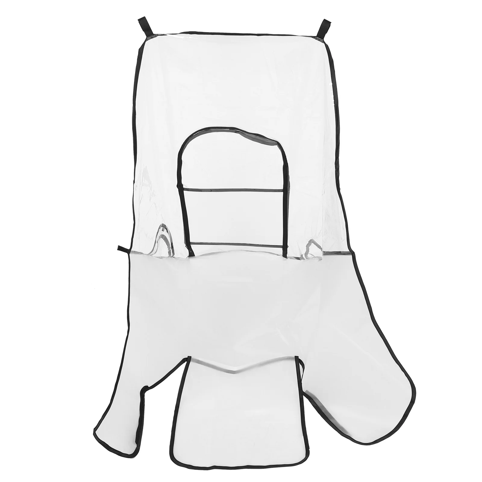 Cubierta impermeable a prueba de viento para cochecito de bebé, cubierta para lluvia, redes de ventilación universales de visibilidad clara, cubierta para cochecito de fácil instalación y limpia