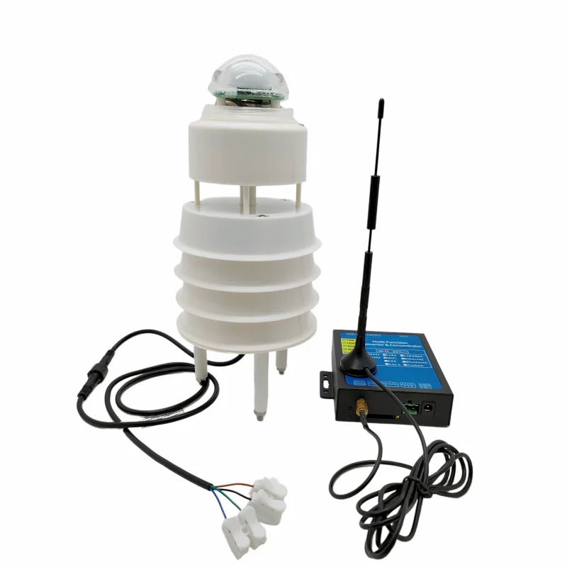 CE SDI12 RS485 4-20MA 0-5V 0-10V OUTPUT ULTRASONIC AUTOMATIC COMPACT WEATHER STATION