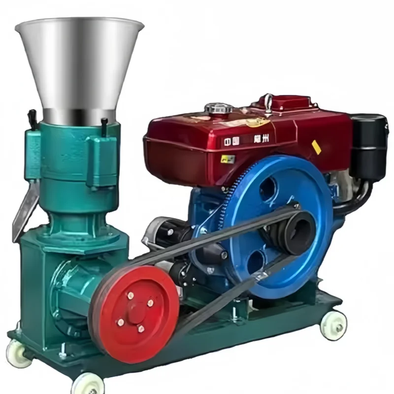 

Diesel Engine-Powered Small Poultry Chicken Feed Pellet Mill Machine Animal Feed Granulator Category Feed Processing