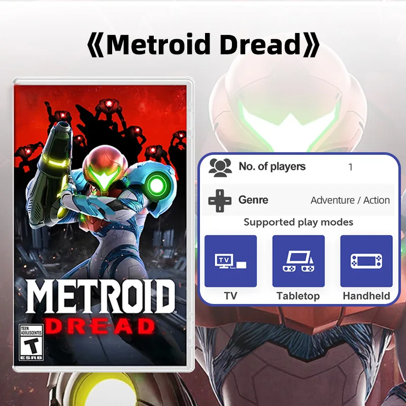 ARTSWIFT Store Metroid Dread Original Cartridge Physical Card Brand New Multi-Language for NS