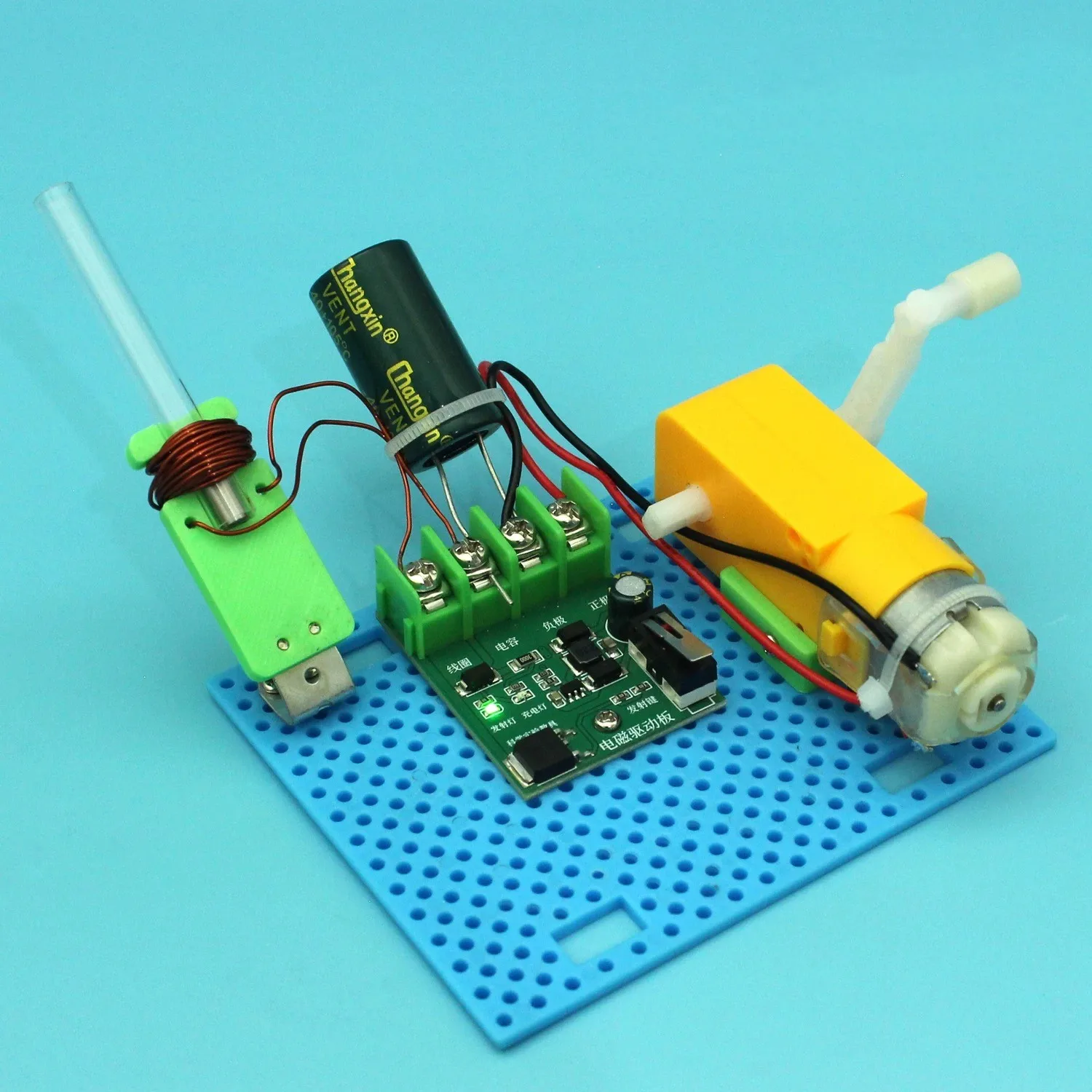 

Scientific production of teaching aids and teaching aids for hand-crank electromagnetic gun kit