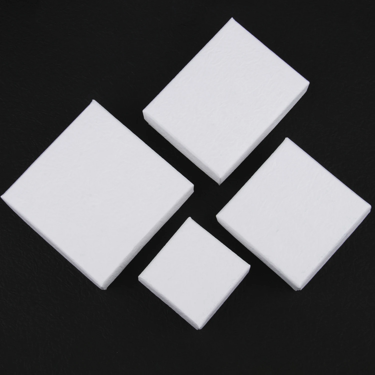 1pcs White Paper Packages Cardboard Bracelet Boxes Rectangle Square Gifts Present Storage Display Storage Box For Jewelry