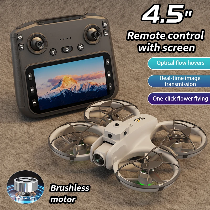 ES800Pro 드론 5G 2.4G WIFI 4K 전문가용 HD 듀얼 카메라 쿨 라이트 브러시리스 장애물 회피 접이식 RC 쿼드콥터 장난감