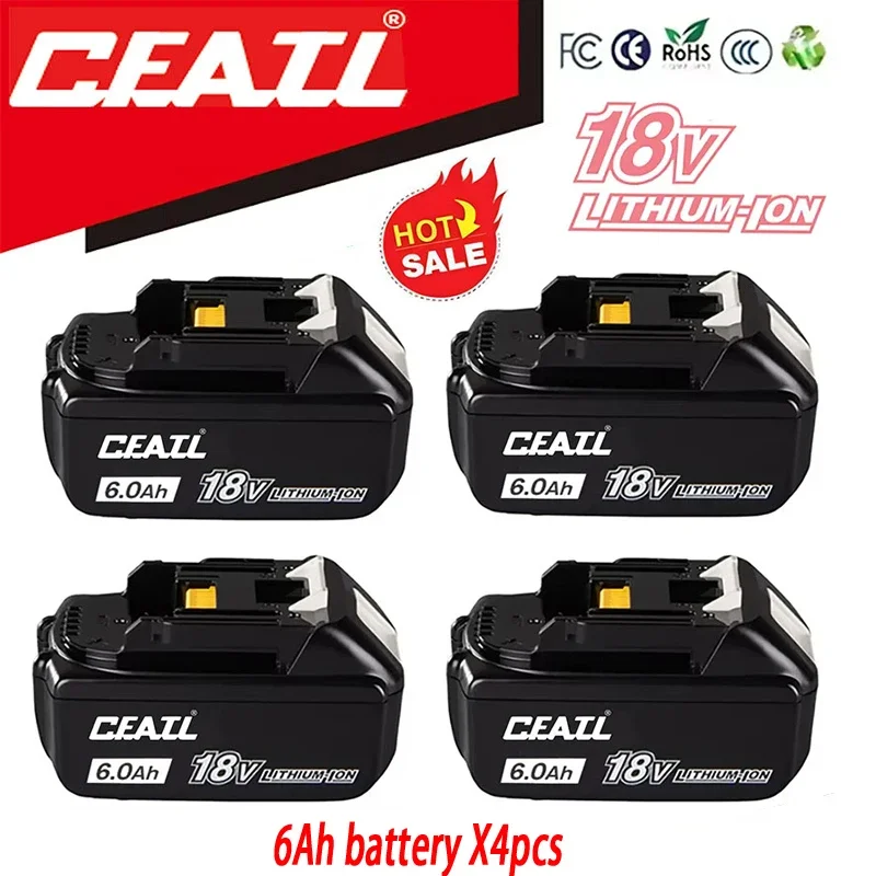 

Bl1860 6Ah for Makita 18V Battery Rechargeable Power Tools Li-Ion Replacement Lxt Bl1850 Bl1840 Bl1830B with Bms