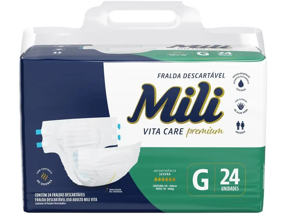 mili-vitaプレミアムおむつ、老人ケア、g-24ユニット