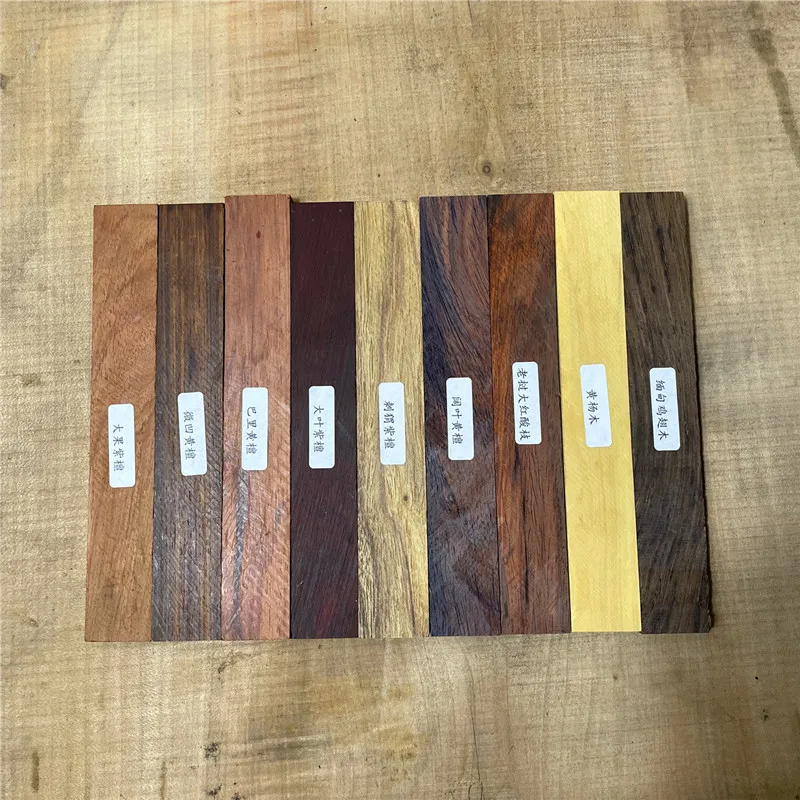 5 قطعة الخشب الفارغ DIY بها بنفسك مقبض السكين التصحيح المواد اليدوية خشب الصندل 46 نوع الخشب المتاحة 20x3x1 سنتيمتر الخشب الأبنوس Cocobolo
