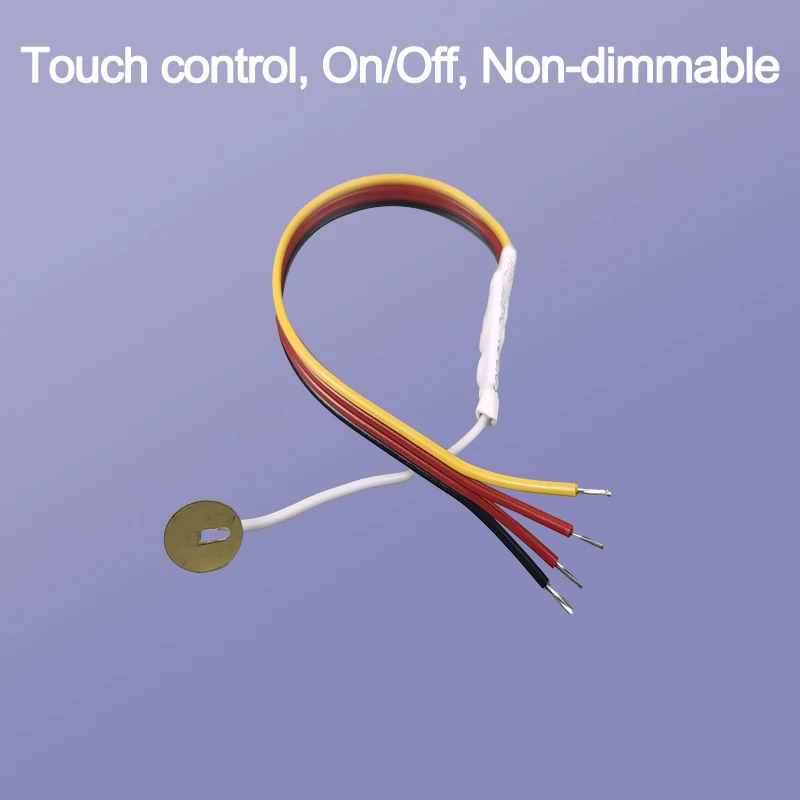 MINI-Touch-Sensorschalter 3,7–24 V 2,5 A, Dual-Mode-Touch-Steuerung, für LED-Licht/Wasserstand, 4 mm Kunststoff/Glasplatte – Detail 5
