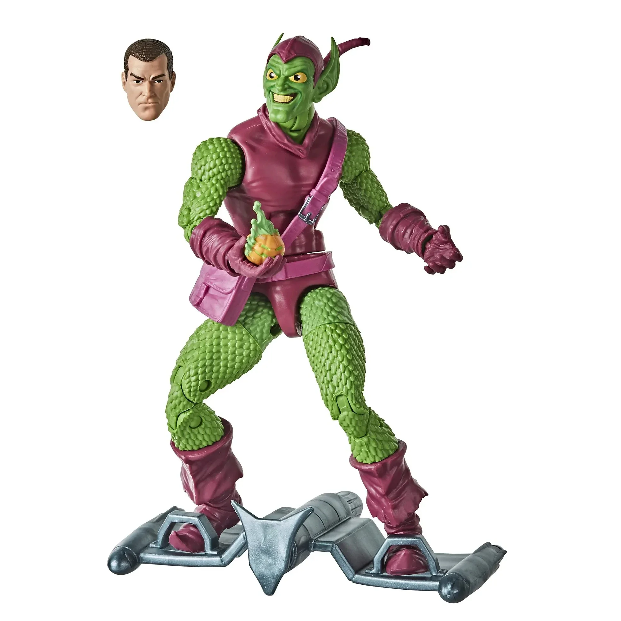 Marvel Legends Spiderman Retro Verde Goblin Figura de acción de 6"