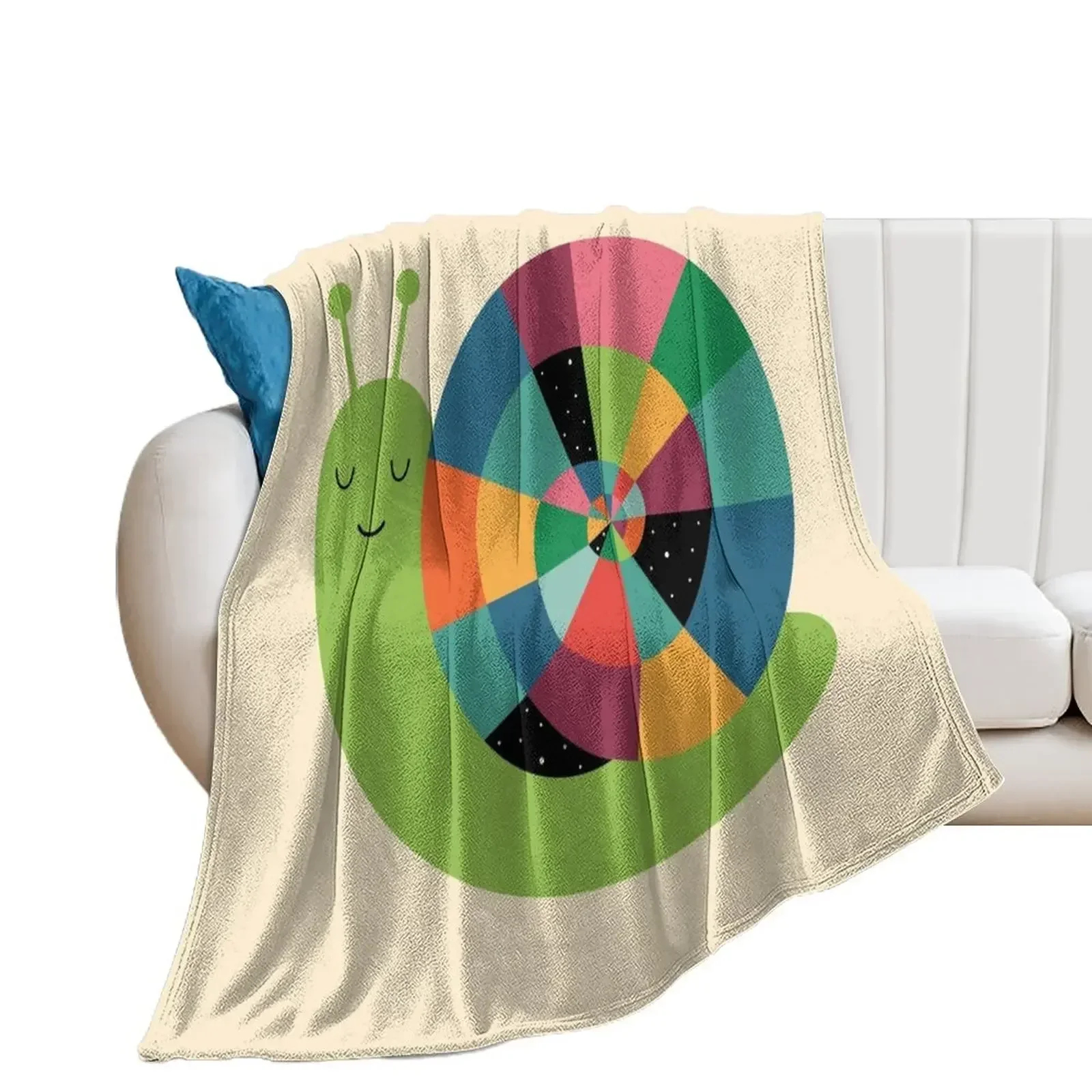 

Snail Time Throw Blanket Polar Winter beds Blankets