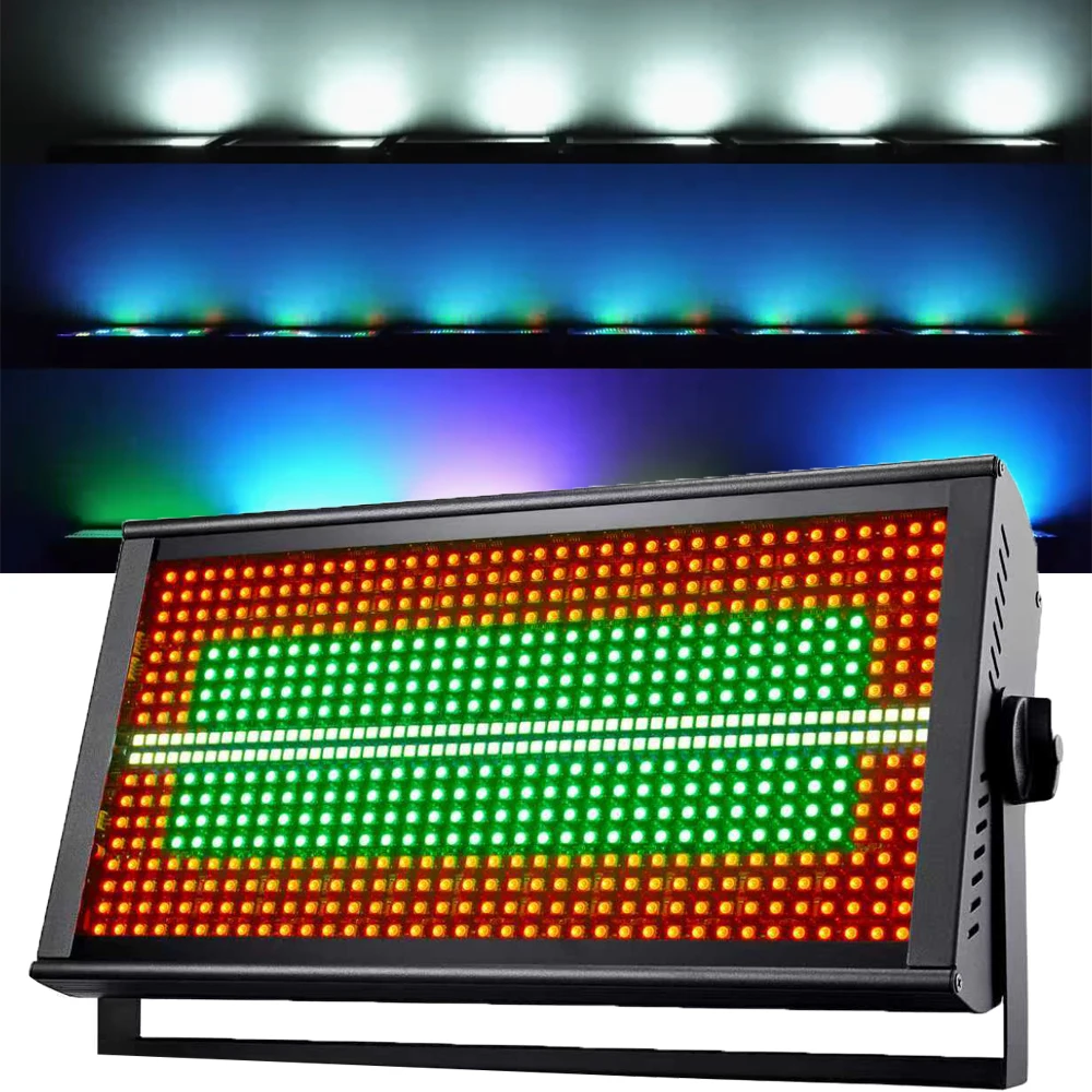 

200W LED Strobe Disco Light Wall Wash Flash Effect Light RGB 48+8 Segment Strobe Stage Effect DJ Equipment for Pro Ma Light