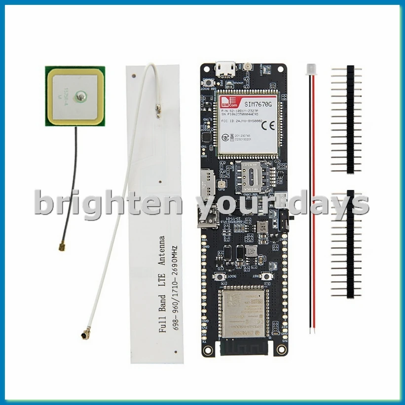 

T-SIM7670G-S3 LTE 4G ESP32-S3 Development Board Cellular Module IOT Devices Low-Power Long-Range Communication with GPS-A23U
