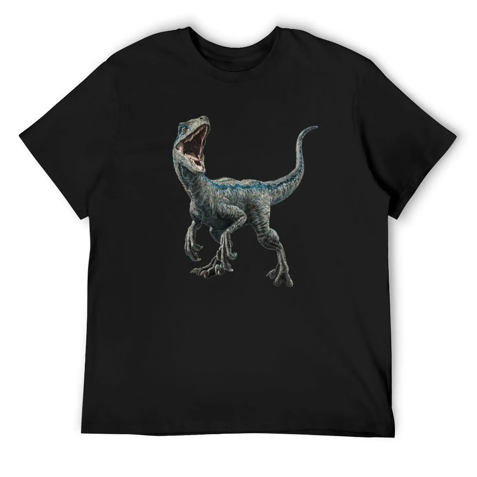 Velociraptor dinosaur T-Shirt cute clothes basketball graphic tees kawaii clothes plus size tops men clothings