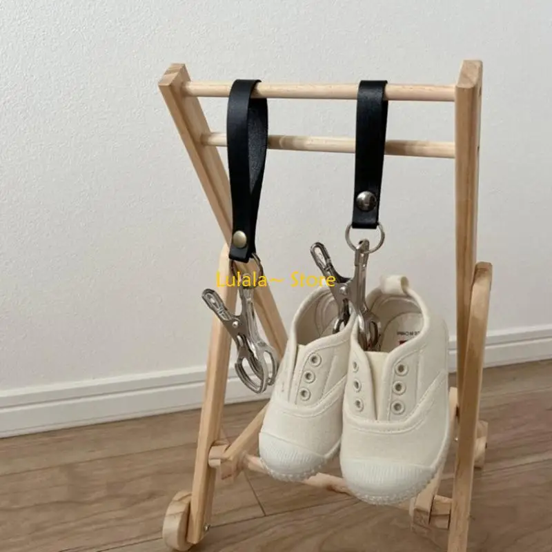 

Y4QA Practical Shoe Organize Hand Shoe Attachment Shoe Fastener for Stroller Handle