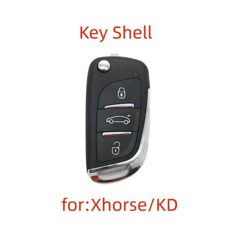 Keychannel 1 шт. корпус автомобильного ключа VVDI Remote Case KD Flip Key Shell DS Тип Key Shell Крышка для KD VVDI TY90 Сменный корпус ключа