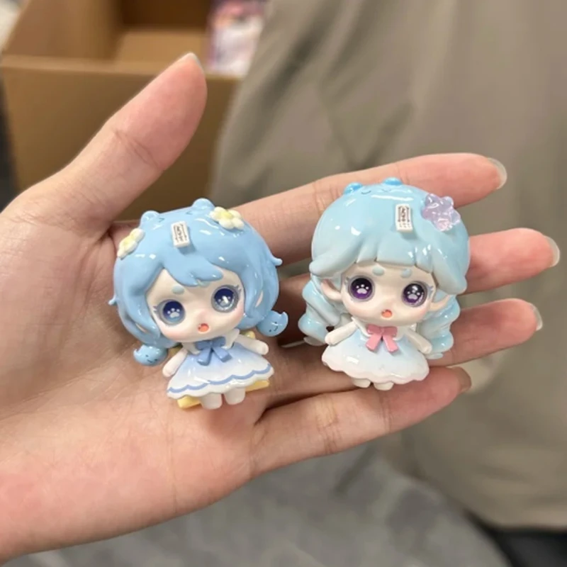 

Keeno Mini Ghost Cute Little Girl Collectible Figure Trendy Blind Box Toy Lovely Desk Decoration Gift