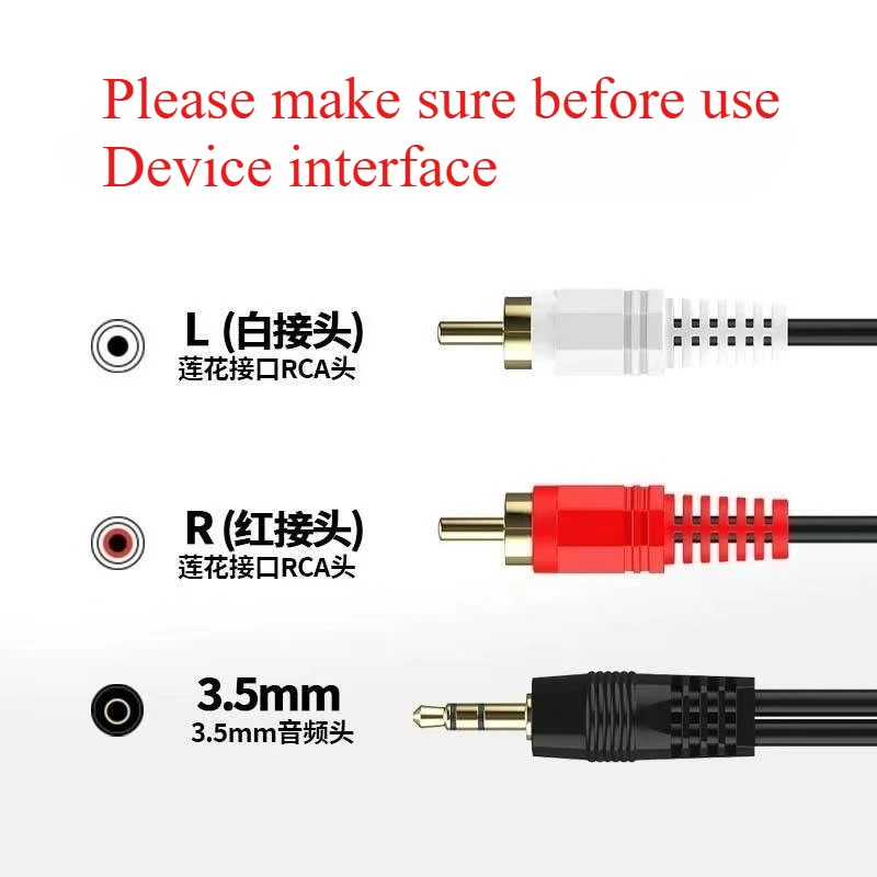 3M 5M 10M 3.5mm Male Jack to AV 2 RCA Male Extend Cable Connector For Phone TV AUX Sound Computer PC Speakers Music Audio Cords