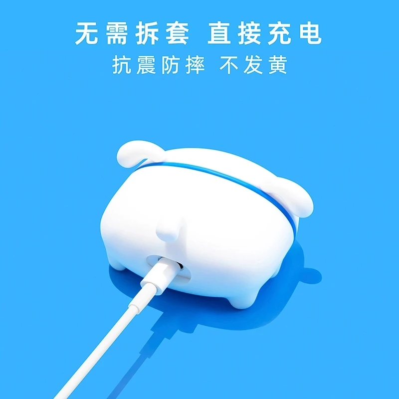 Силиконовый чехол для наушников Airpods 1 2 3 4 Pro 2 Nohara Shiro, аксессуары, чехол