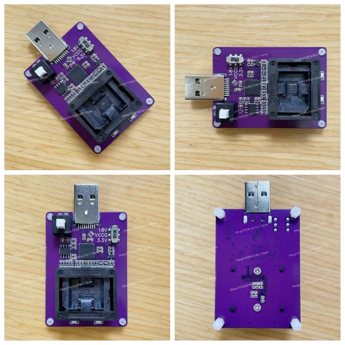 EMMC153 Burner USB 3.0 Adapter GL3224, BGA153 eMMC Chip Tester Mirror Read/Write Tool, In Stock
