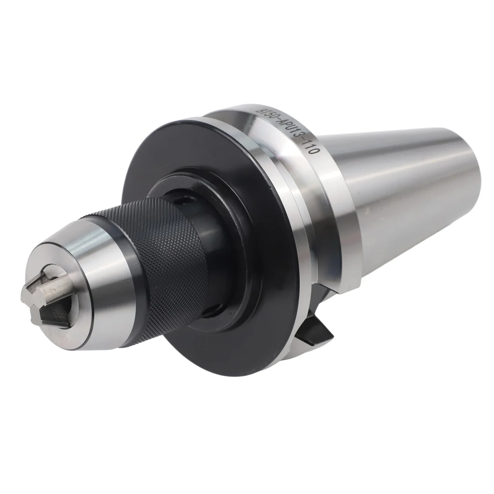 BT50 APU13 110 Self Tightening Drill Chuck Collet Tool Holder Integrated Three Jaw Hardened Gap Claws 40CR HRC50
