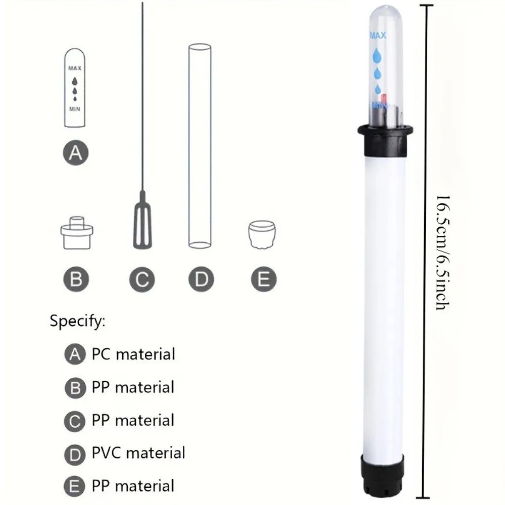 Buoy Display Water Level Indicator Smart Transparent Plant Level Indicator Visible Plastic Water Level Gauge Plant Care