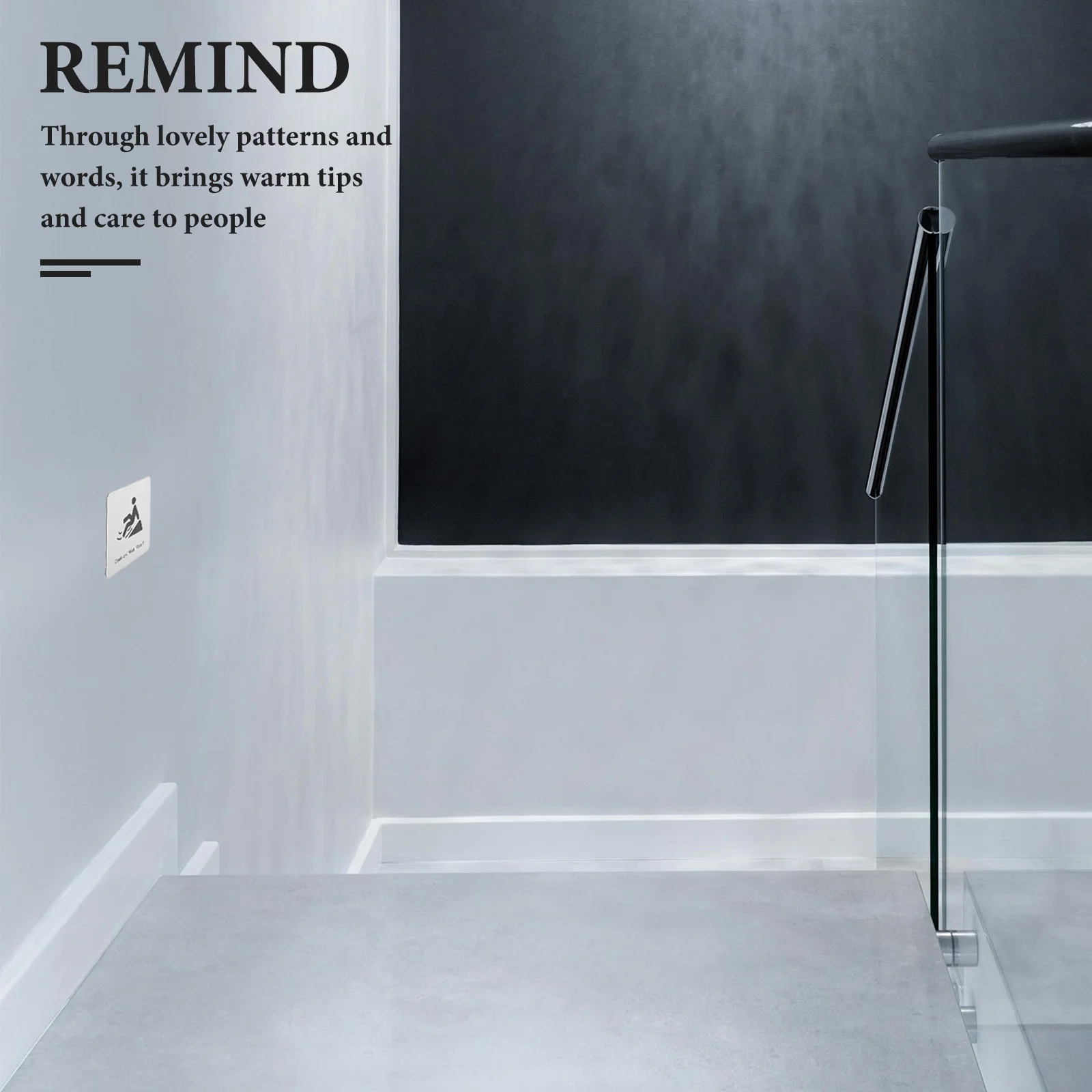 علامة تحذير سلامة الأرضية الزلقة مقاومة للماء لوحة تحذير للأرضيات المبللة للحمام والمدرسة وإشعار تنبيه قابل لإعادة الاستخدام