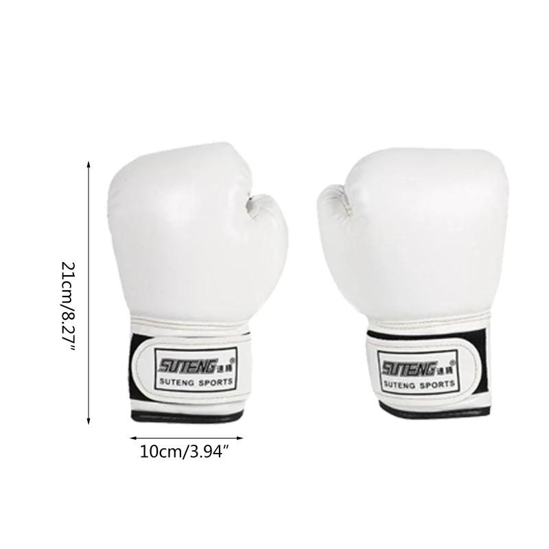 Y1UB 3-10 Years Kids Boxing Gloves For Fun Muay Thai Fight Sanda Martial Arts Bag Punching Training PU Mitts Glove Gear