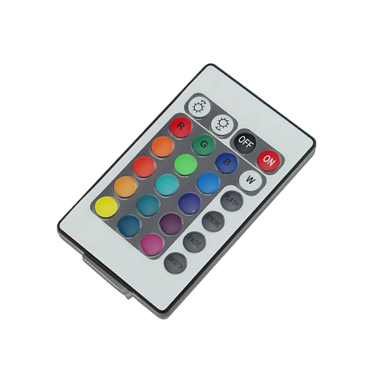 24-Key IR Remote RGB LED Controller - Color/Dimmer for Strip Lights, 24A Model (WS2811/WS2812B/1903 Compatible)